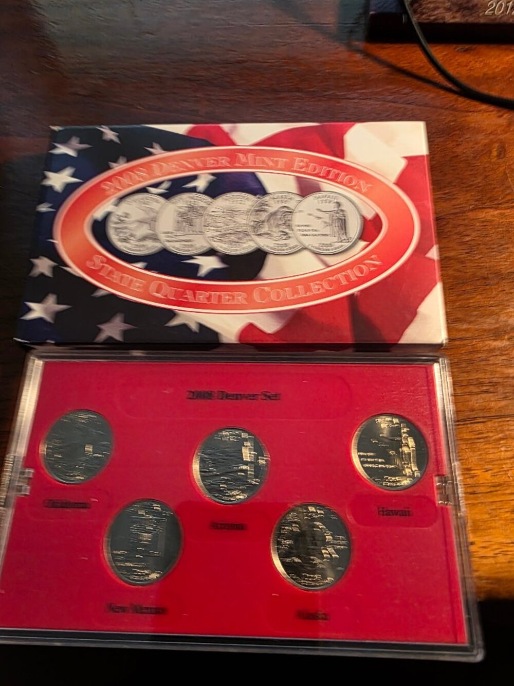 2008 DENVER MINT EDITION STATE QUARTERS COLLECTION IN BOX